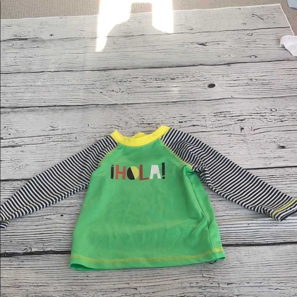 🍭6/$30 Cat & Jack Long sleeve rash guard - 18m